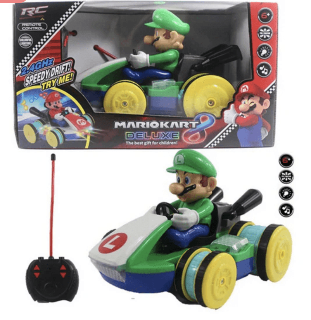 Voiture RC Mario Kart - luigi